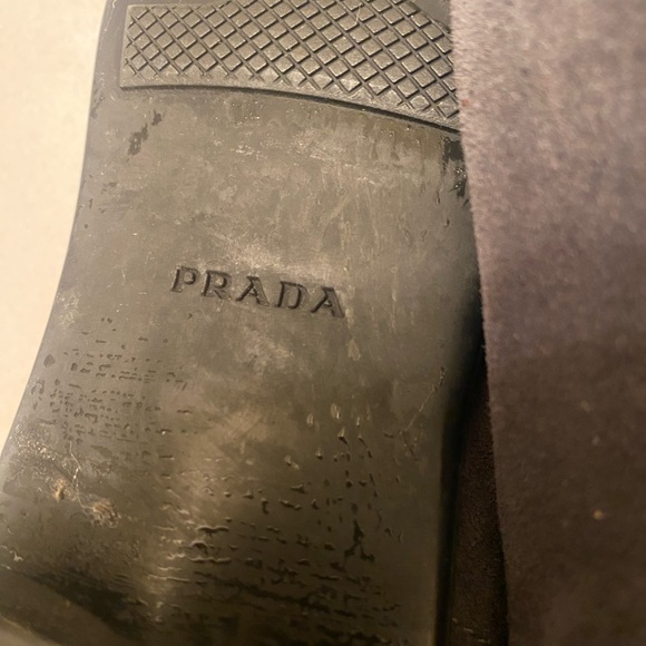 Prada sport knee-high suede moto boots - Picture 13 of 13